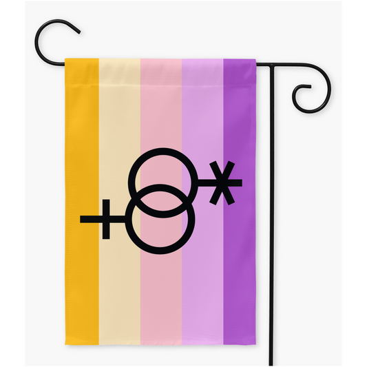 Trixic Yard and Garden Flags | Single Or Double-Sided | 2 Sizes | Romantic and Sexual Orientations