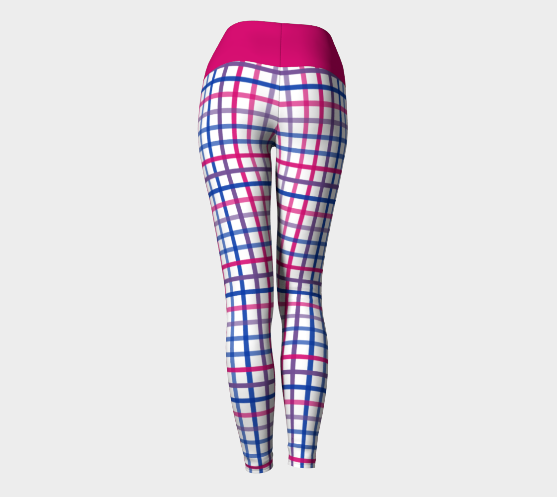 Bisexual Tattersol Plaid Yoga Leggings