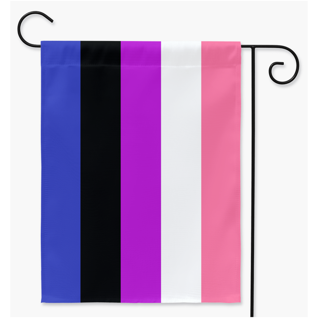 Genderfluid Pride Yard and Garden Flags  | Single Or Double-Sided | 2 Sizes