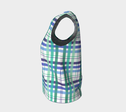 Gay Man (anciennement Vincian - V2) Plaid Loose Tank (Long)