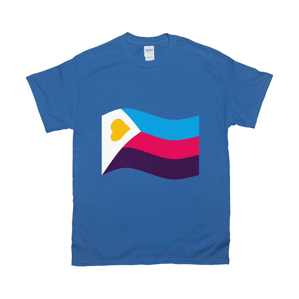 Polyamory Pride Flag Unisex Tshirt - DARK | Choose Your Flag
