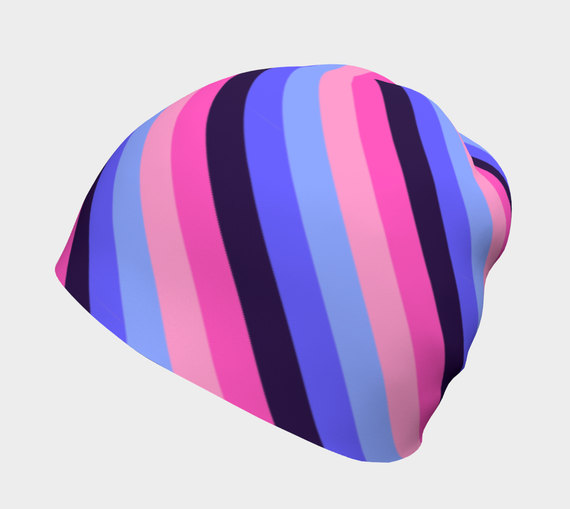 Omnisexual Striped Beanie