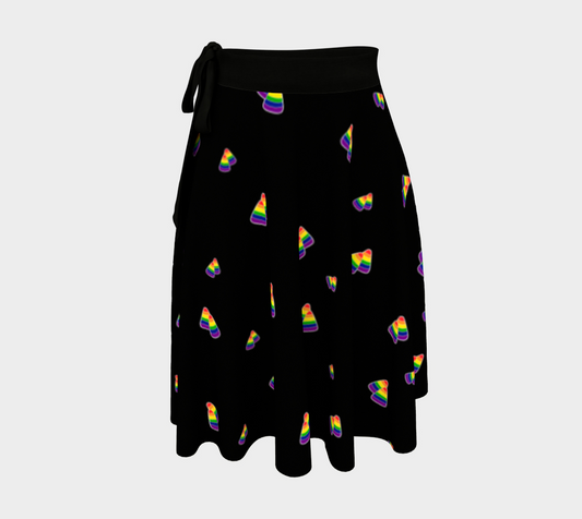 Pride-themed Candy Corn Wrap Skirt | Choose Your Colourway