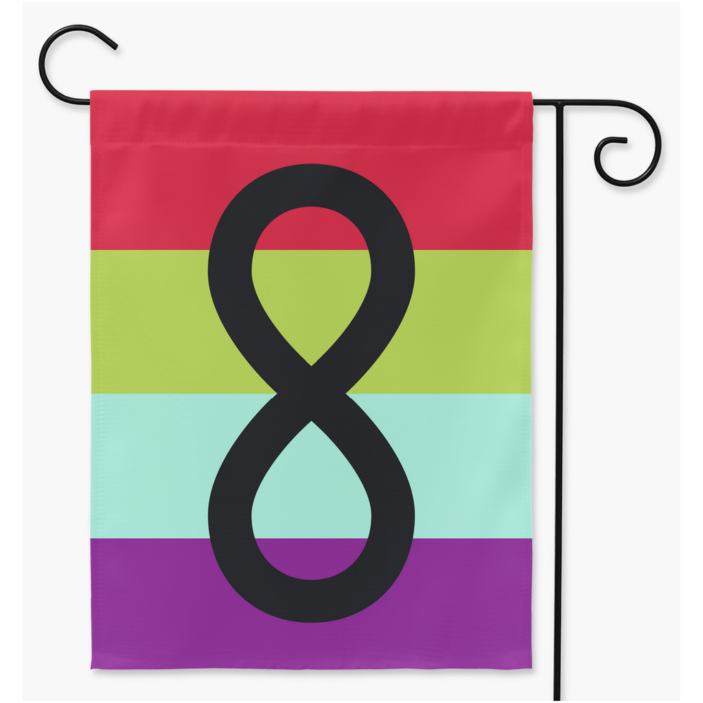 Banderas del Orgullo Neurogénero | Una o dos caras | 2 tamaños | Identidad y expresión de género