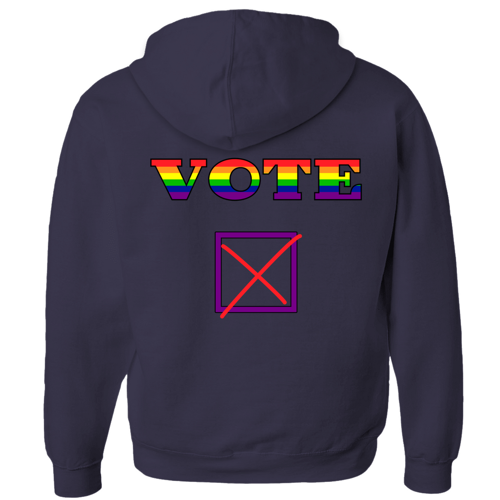 Vote Unisex Hoodies (Zip-up) | Choose Your Colourway
