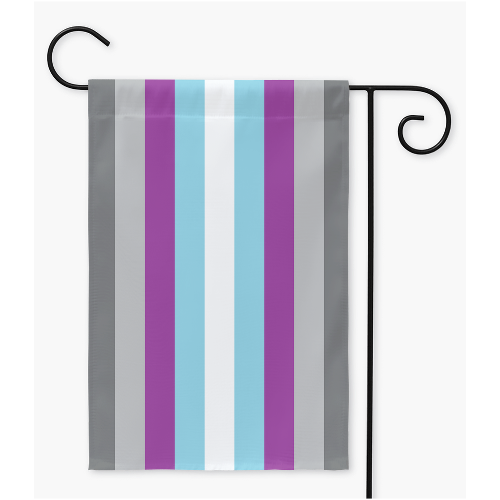 Demiboyflux Pride Yard and Garden Flags | Single Or Double-Sided | 2 Sizes | Gender Identity and Expression