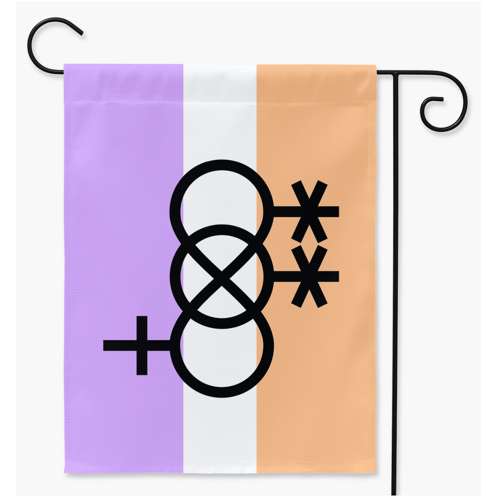 Trixensexual - V1.5 Yard and Garden Flags | Single Or Double-Sided | 2 Sizes | Romantic and Sexual Orientations