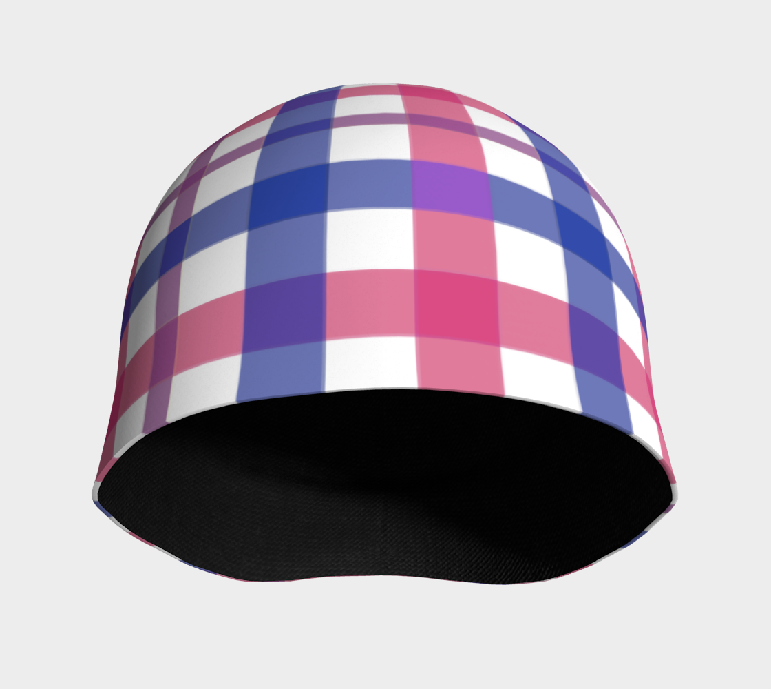 Bisexual Gingham Beanie