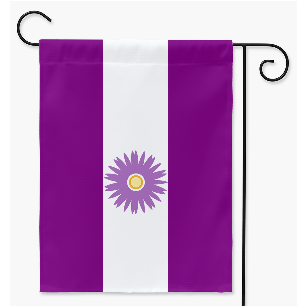 Enbian Pride - V2 Drapeaux de cour et de jardin | Simple ou double face | 2 tailles | Orientations romantiques et sexuelles