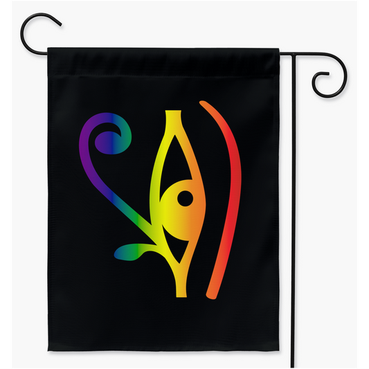 Goth Queer Fetish Yard and Garden Flags | Single Or Double-Sided | 2 Sizes