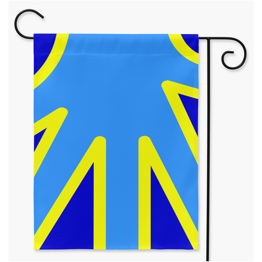 Deaf/Hearing Impaired Yard and Garden Flags | Single Or Double-Sided | 2 Sizes