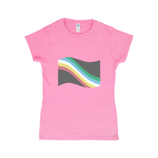 Disability and Neurodiversity Pride Flag Fitted Tshirt | Choose Your Flag | Gildan