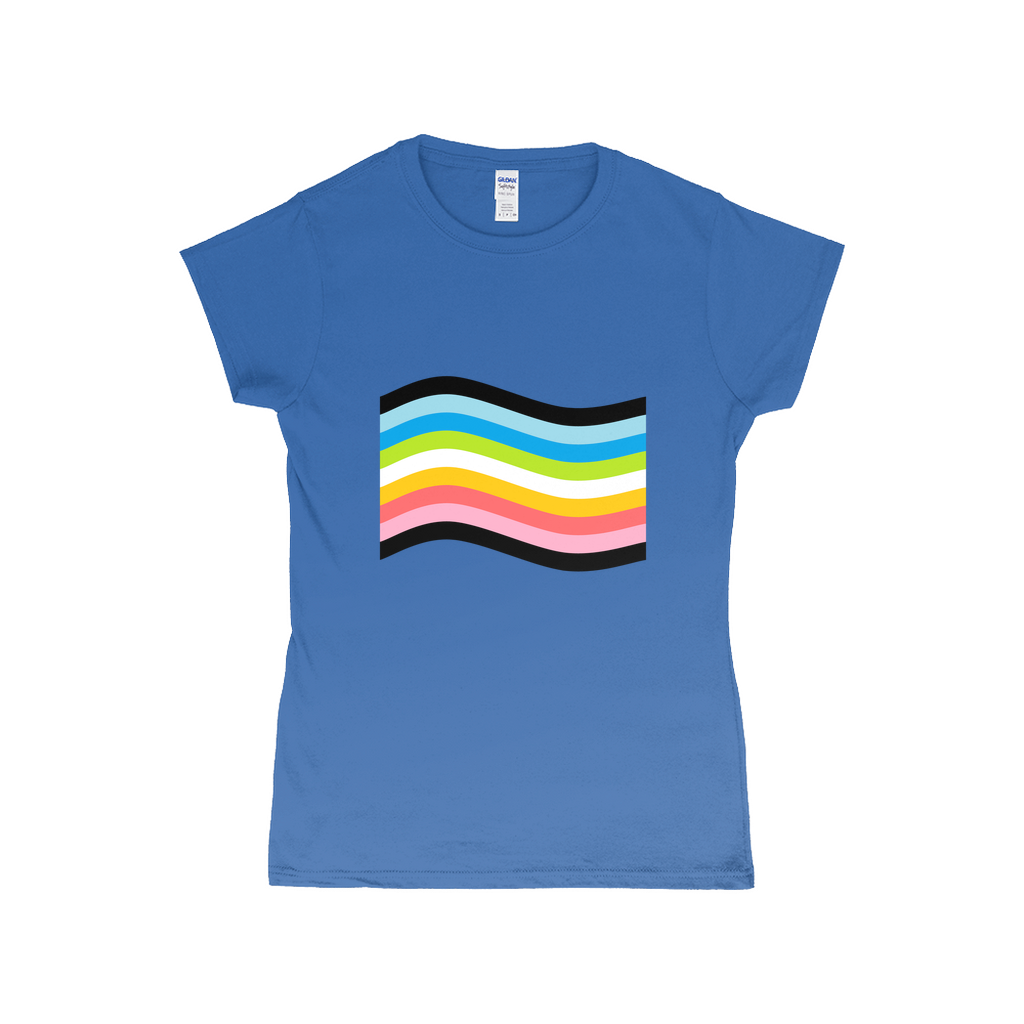 Orientation Pride Flag Fitted Tshirt | Choose Your Flag | Gildan