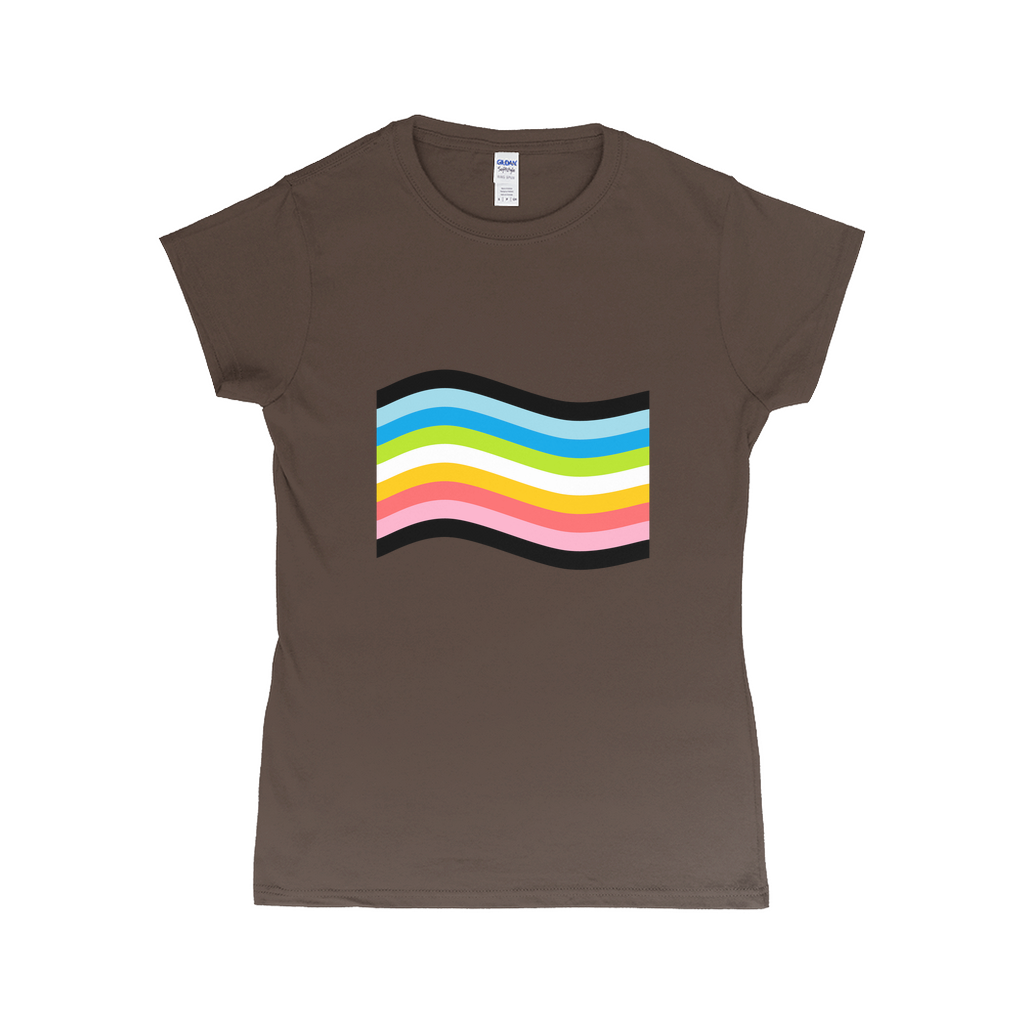 Orientation Pride Flag Fitted Tshirt | Choose Your Flag | Gildan