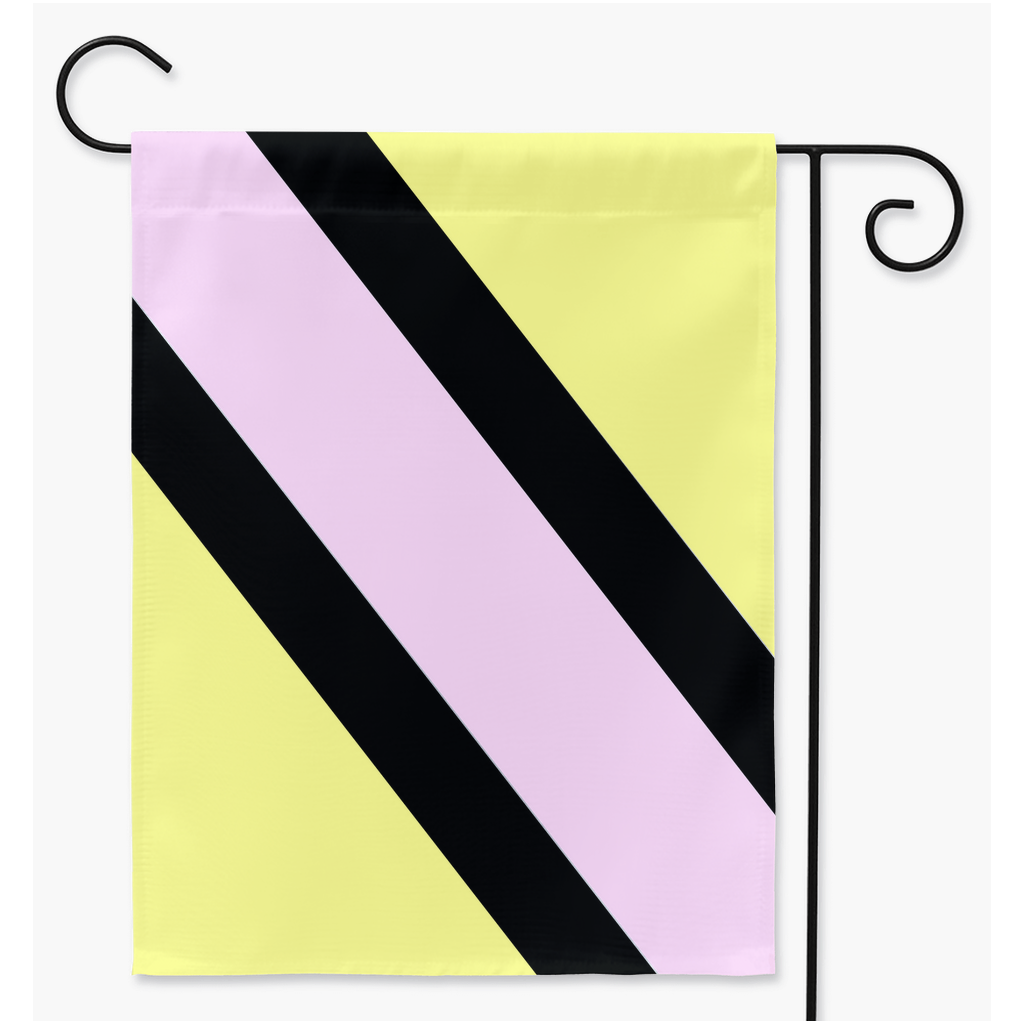 Banderas del Orgullo Oblifeminino | Una o dos caras | 2 tamaños | Identidad de género