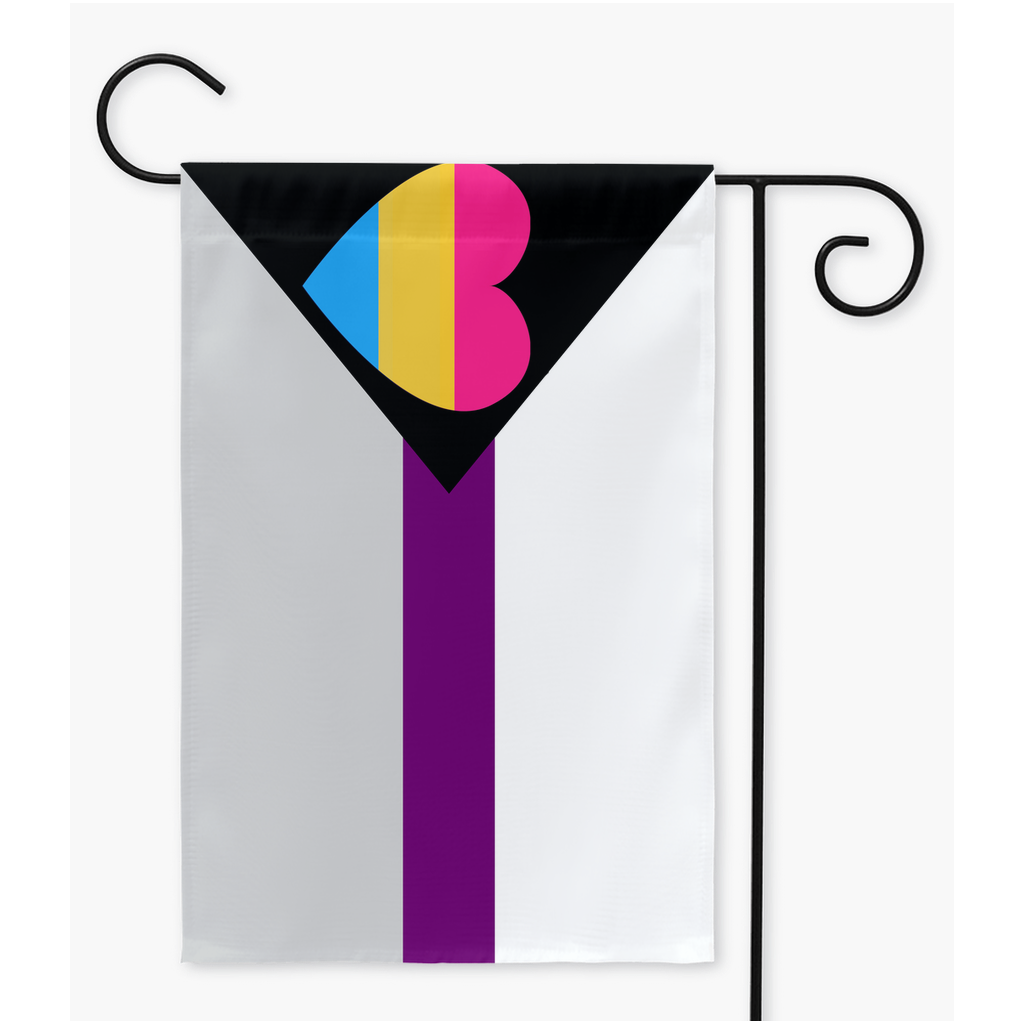 Demisexual Panromantic - V1 Yard and Garden Flags | Single Or Double-Sided | 2 Sizes