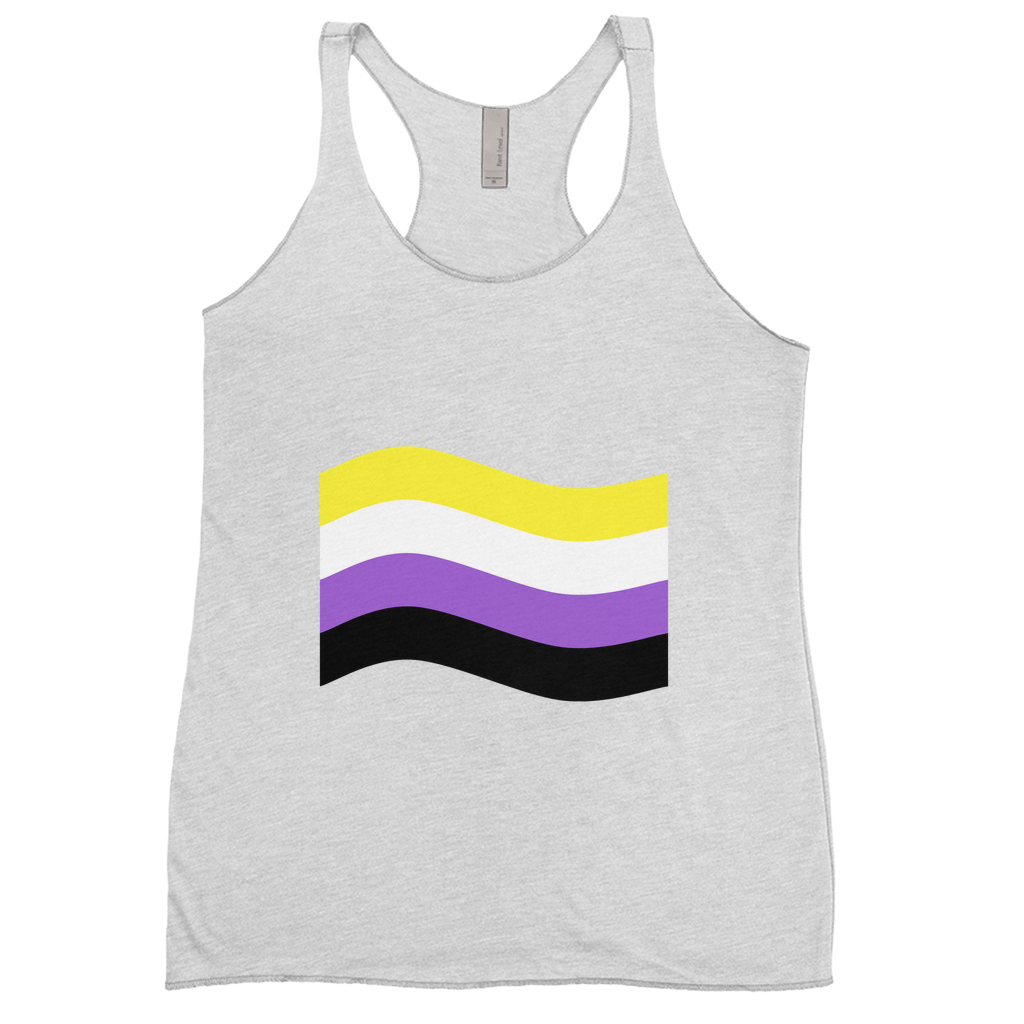 Gender Pride Flag Fitted Racerback Tank Tops | Choose Your Flag