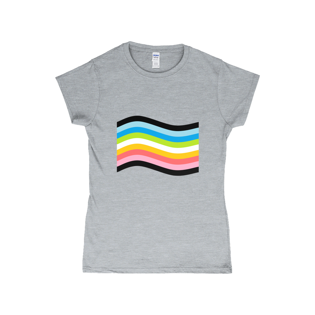 Orientation Pride Flag Fitted Tshirt | Choose Your Flag | Gildan