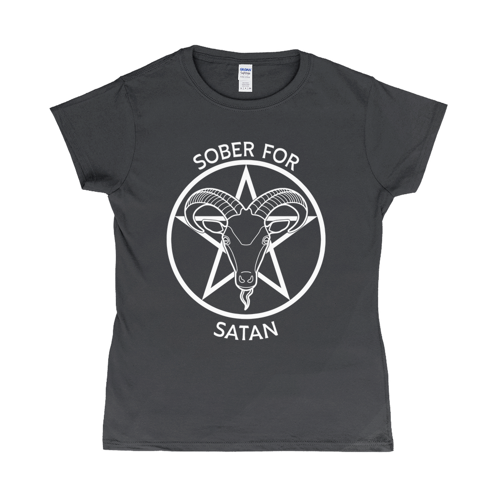Sober for Satan Fitted Tshirt | Choose Your Colourway | Gildan