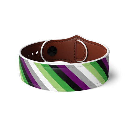 Pride Patterned Faux Leather Wristband | Jewelry and Accessories