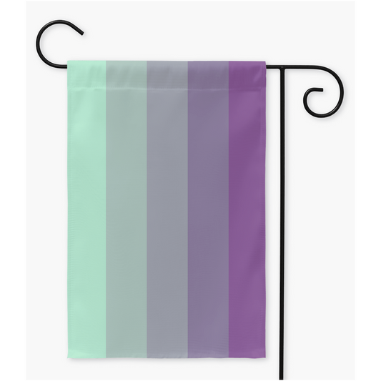 Guiltisexual Pride Yard and Garden Flags  | Single Or Double-Sided | 2 Sizes | Aromantic and Asexual Spectrum)