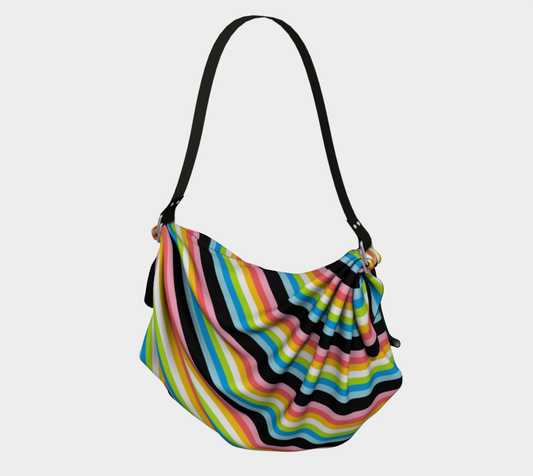 Queer Pride Striped Origami Tote