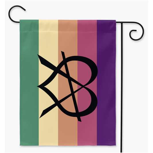 Relationship Anarchy - V2 Yard and GardenFlags | Single Or Double-Sided | 2 Sizes | Polyamory and ENM