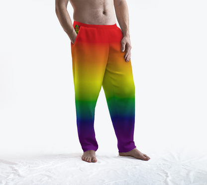 Pantalon de survêtement dégradé arc-en-ciel