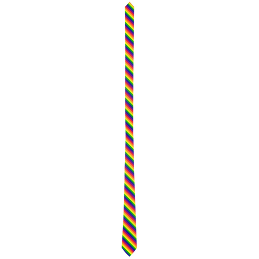 Rainbow Striped Pride Patterned Neck Ties