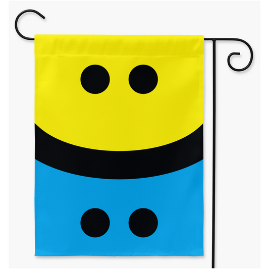 Banderas de jardín bipolares | Una o dos caras | 2 tamaños