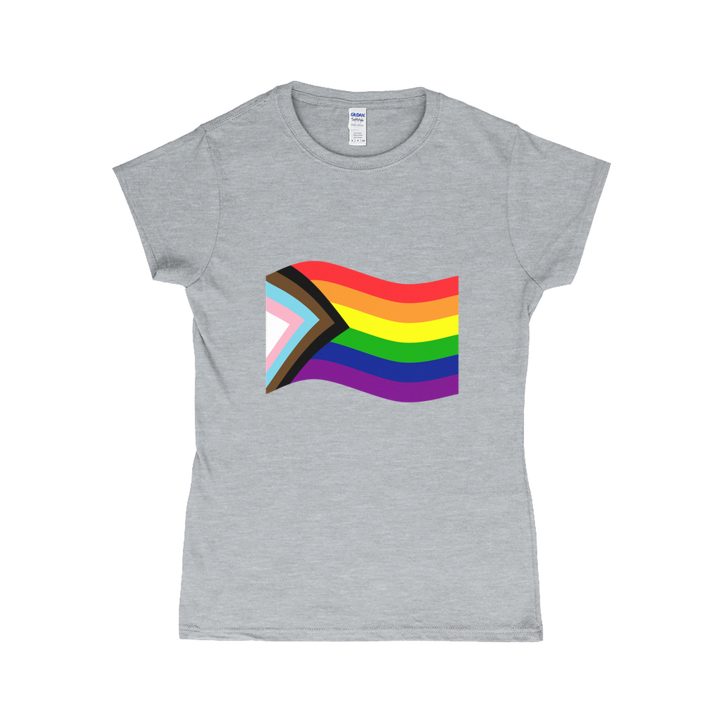 Rainbow Pride Flag Fitted Tshirt | Choose Your Flag | Gildan