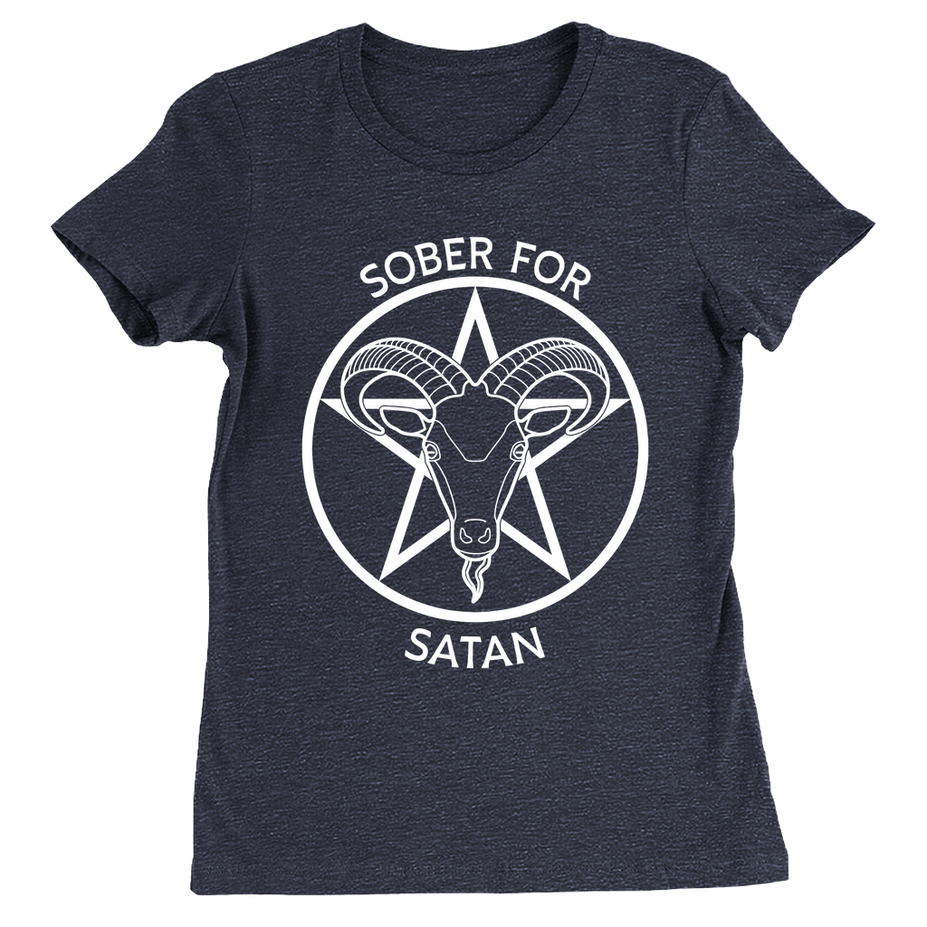 Sober for Satan - DARK Fitted Tshirt | Choose Your Colourway | Bella + Canvas