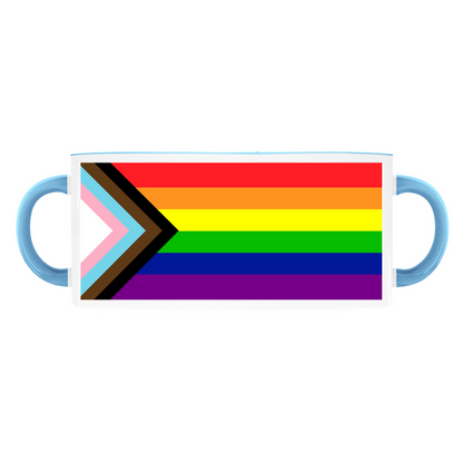 Pride Flag Accent Mugs | Choose Your Flag | Lgbtqia2s+