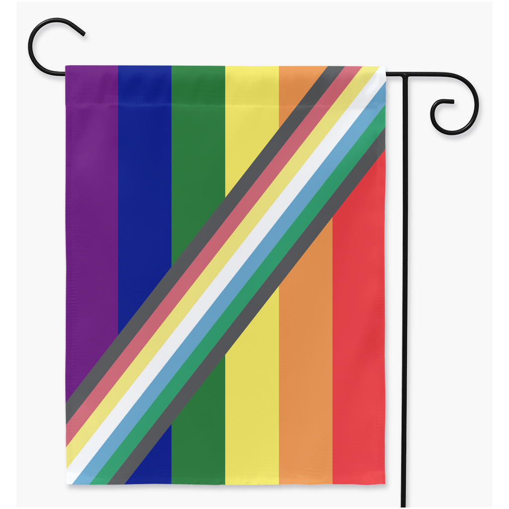 Disability - V2 - Rainbow Yard & Garden Flags | Single Or Double-Sided | 2 Sizes