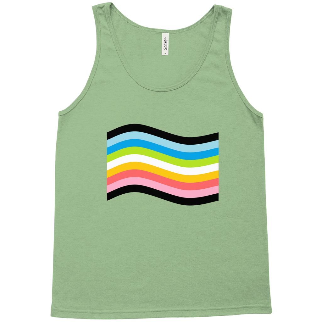 Orientation Pride Flag Relaxed Fit Tank Tops | Choose Your Flag | Bella + Canvas