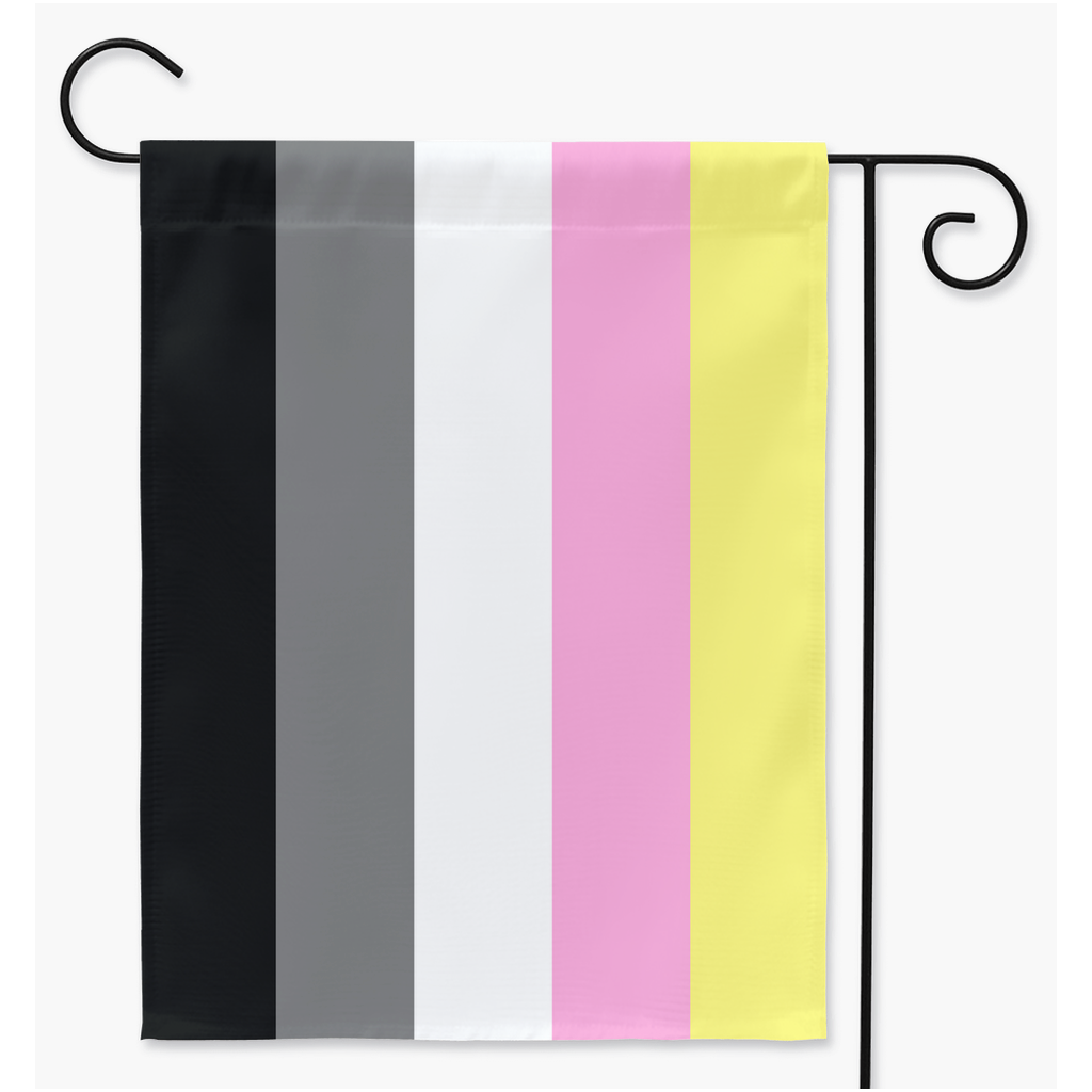 Queerplatonic - V2 Pride Yard and Garden Flags  | Single Or Double-Sided | 2 Sizes | Aromantic and Asexual Spectrum