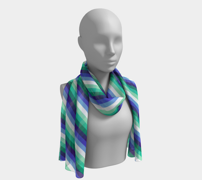 Gay Man (formerly Vincian - V2) Striped  Long Scarf