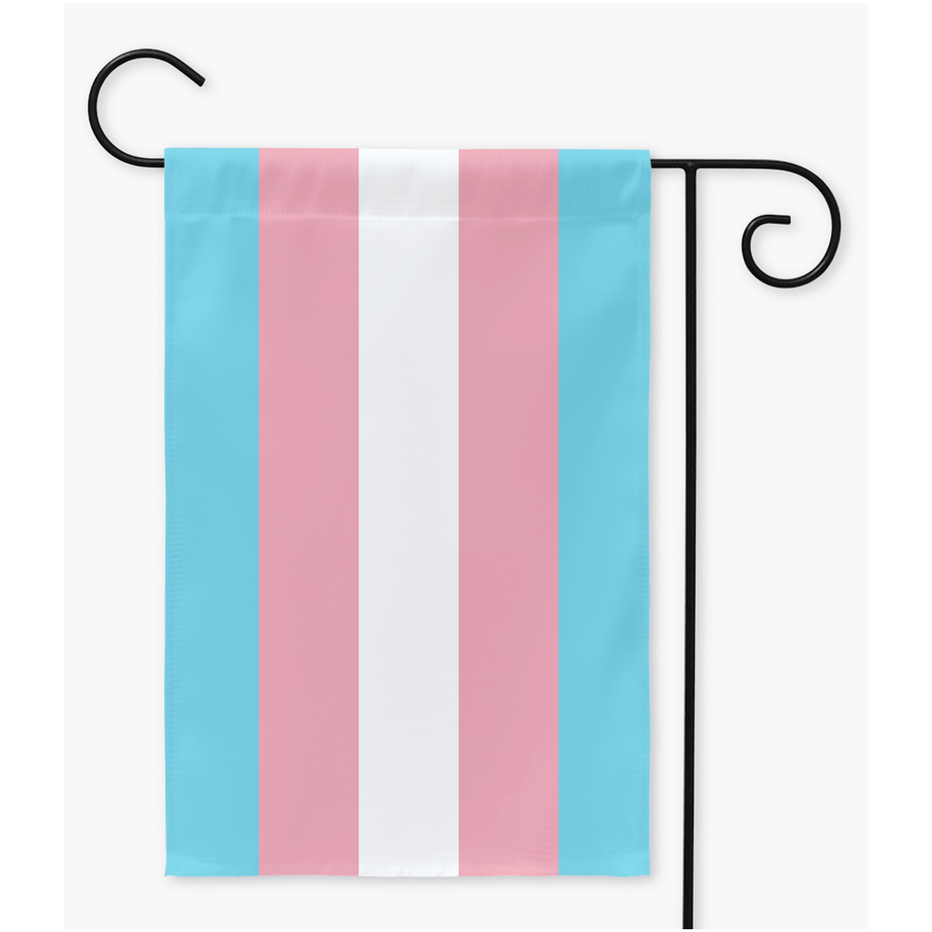 Transgender - V1 Pride Yard and Garden Flags | Single Or Double-Sided | 2 Sizes