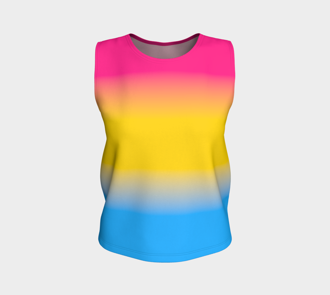 Pansexual Gradient Loose Tank (Long)