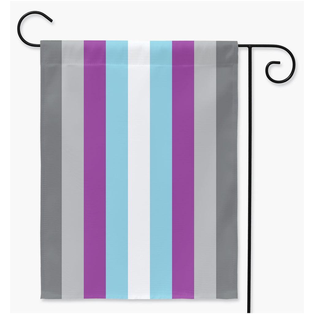 Demiboyflux Pride Yard and Garden Flags | Single Or Double-Sided | 2 Sizes | Gender Identity and Expression