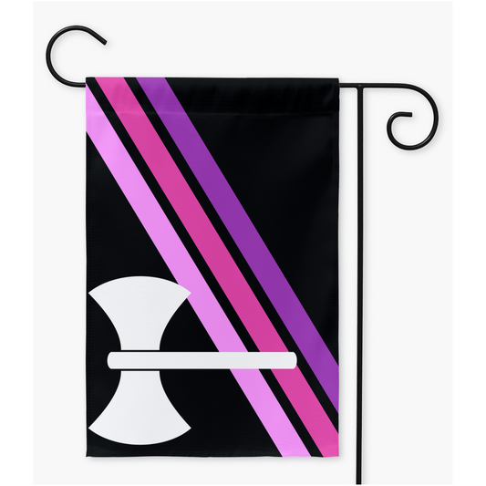 Dyke - V1 Pride Yard and Garden Flags | Single Or Double-Sided | 2 Sizes | Gender Identity and Expression