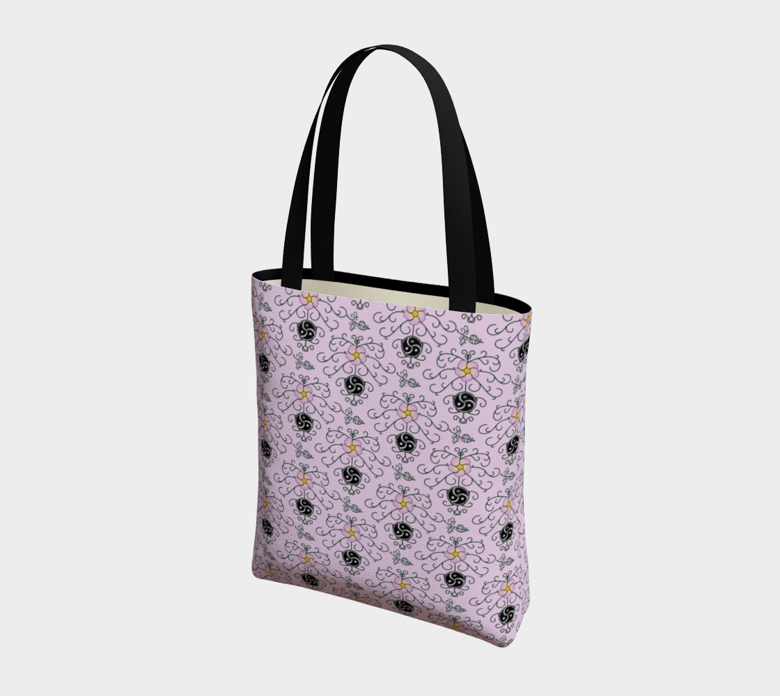 Wild Rose and Vine BDSM (Pink) Tote Bag