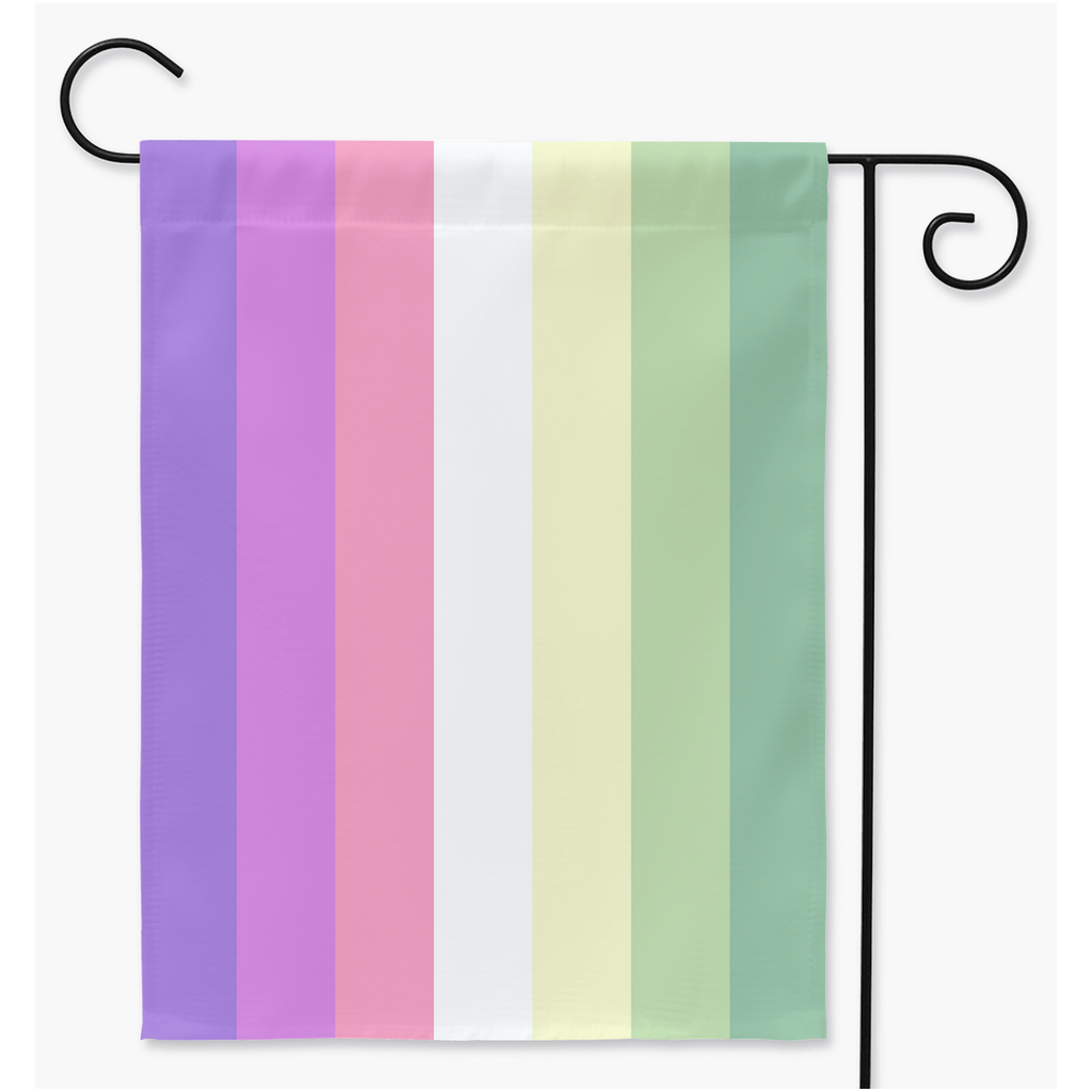 Genderfae Pride Yard and Garden Flags  | Single Or Double-Sided | 2 Sizes