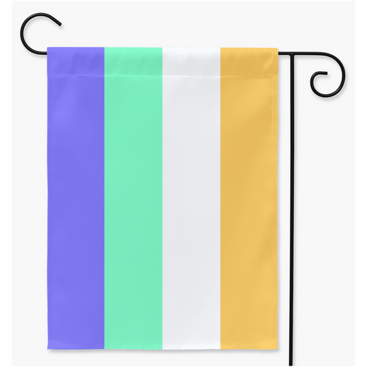 Unlabeled Gender - V2 Yard and Garden Flags | Single Or Double-Sided | 2 Sizes | Gender Identity and Expression