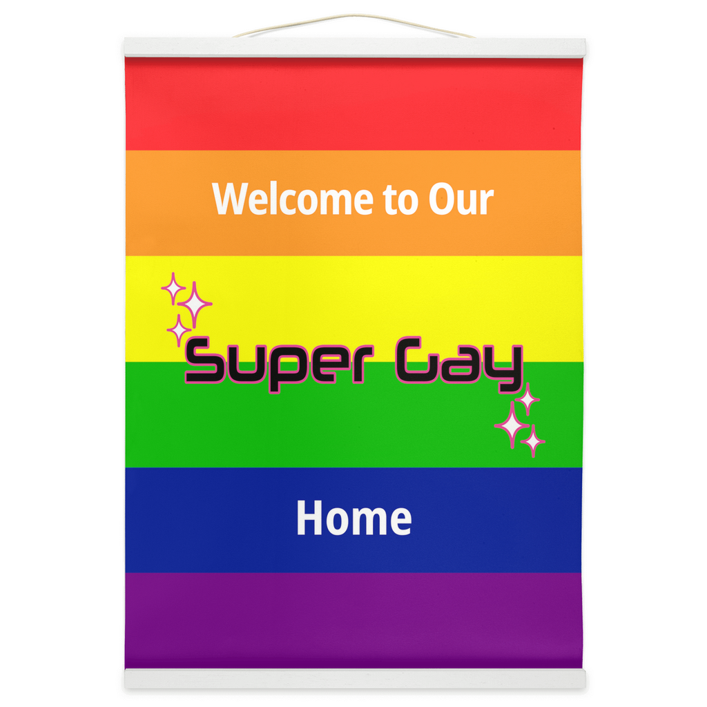 Lienzos Colgantes Rainbow Super Gay