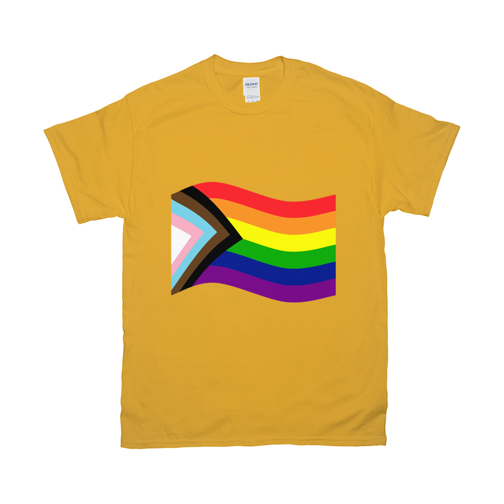 Rainbow Pride Flag Relaxed Fit Tshirt - LIGHT | Choose Your Flag