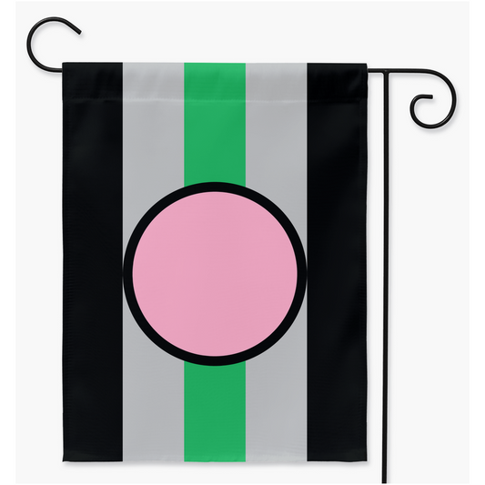 Fictoromantic Pride Yard and Garden Flags | Single Or Double-Sided | 2 Sizes | Aro Ace Spectrum