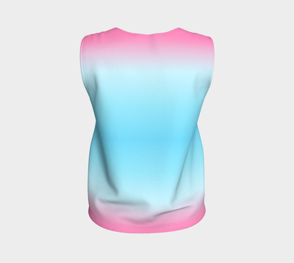 Transmasculine Gradient Loose Tank (Long)