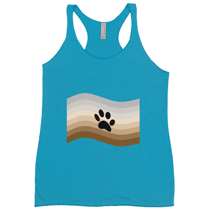 Furry Pride Flag Fitted Racerback Tank Tops | Choose Your Flag