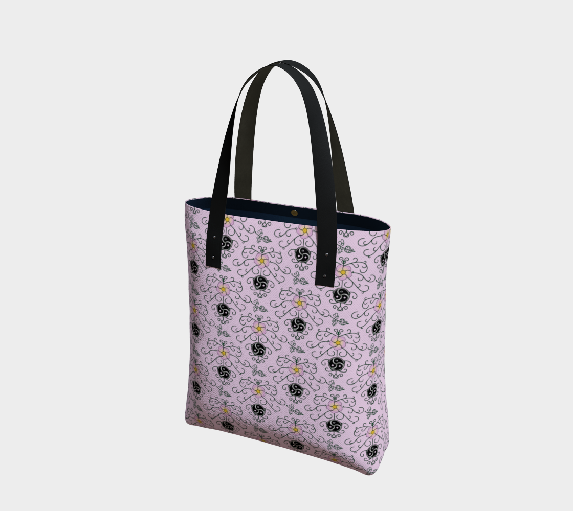 Wild Rose and Vine BDSM (Pink) Tote Bag